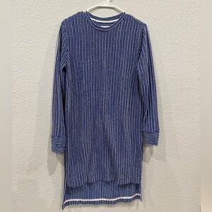 EUC Lou & Grey Long Sleeve Tunic Dress, Beach Cover-up - Medium